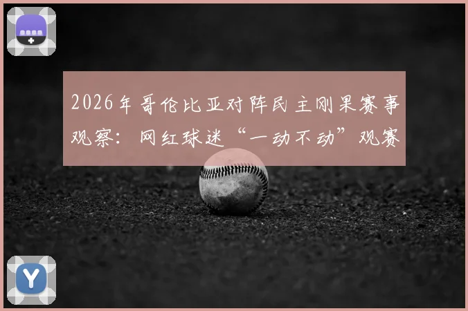 2026年哥伦比亚对阵民主刚果赛事观察：网红球迷“一动不动”观赛引热议，深度剖析中立球迷观赛文化